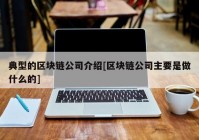 典型的区块链公司介绍[区块链公司主要是做什么的]