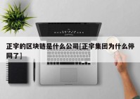 正宇的区块链是什么公司[正宇集团为什么停网了]